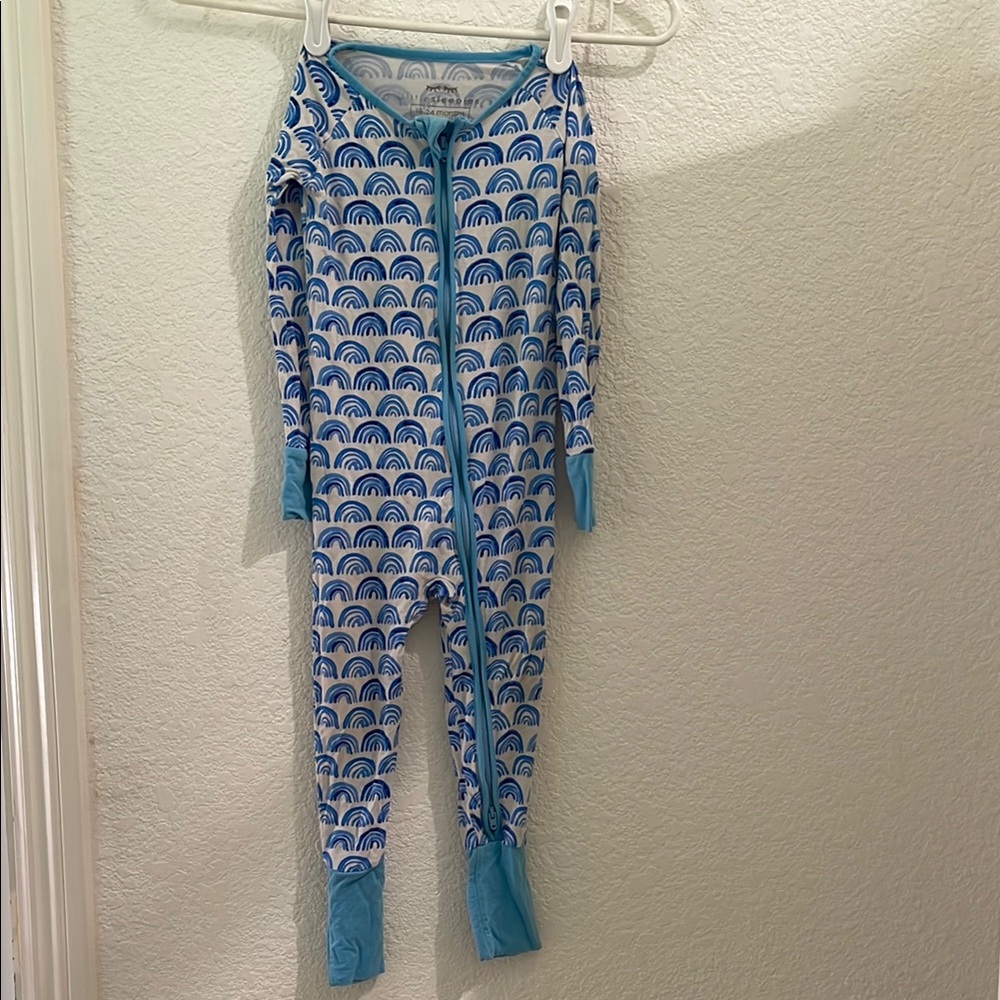 Little Sleepies Rainbow Zippy PJs